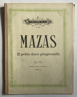 Mazas, Jacques Féréol - 12 petits duos progressifs, Op. 70
