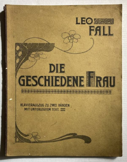 Fall, Leo - Die Geschiedene Frau