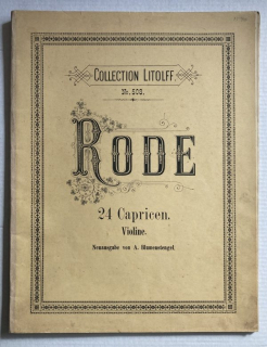 Rode, Pierre - 24 Capricen für Violine