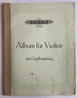 Album für Violine mit Orgelbegleitung