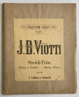 Viotti, J. B. - Streich-Trios, Op. 18