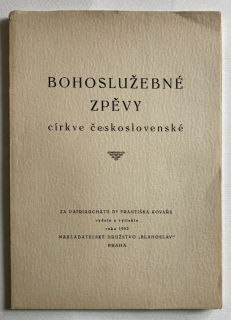 Bohoslužebné zpěvy církve československé