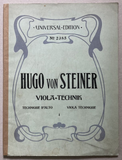 Steiner, Hugo con - Viola - Technik I