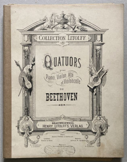 Beethoven, Ludwig van - Quatuors pour Piano, Violon, Alto et Violoncelle