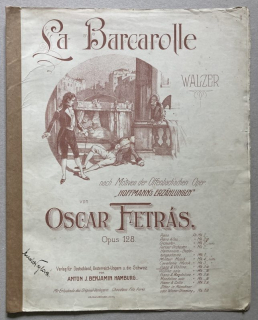 Fetrás, Oscar - La Barcarolle, Op. 128, pro housle s klavírním doprovodem