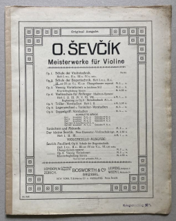 Ševčík, Otakar - Meisterwerke für Violine, Op. 2
