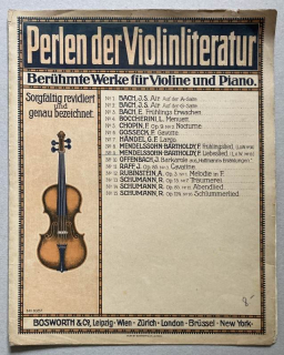 Mendelssohn Bartholdy, Felix -  Liebeslied, Op. 53 pro housle a klavír