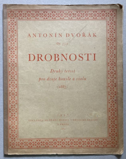 Dvořák, Antonín - Drobnosti - Druhý tercet pro dvoje housle a violu, Op. 75 a