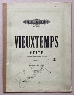 Vieuxtemps, Henri - Suite, Op. 43 (pro housle a klavír)