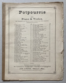Wichtl, Georg - Potpourris (pro klavír a housle)
