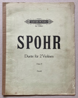 Spohr, Louis - Duette für 2 Violinen, Op. 9