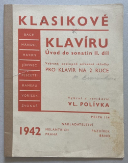 Various - Klasikové klavíru - Úvod do sonatin II. díl