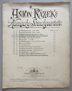 Rázek, Anton - Komische Streichquartette - Ein Morgen im Hühnerstall, Op. 28