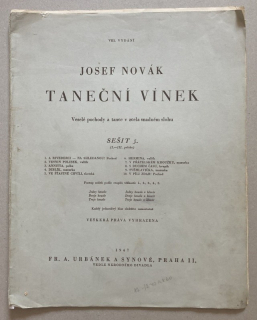Novák, Josef - Taneční vínek. Veselé pochody a tance v zcela snadném slohu, sešit 5. (I.-III. poloha)