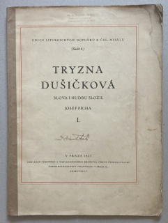 Pícha, Josef - Tryzna dušičková I.