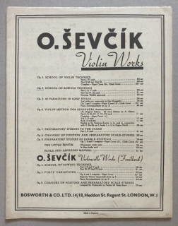 Ševčík, Otakar - Violin Works
