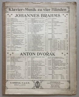 Dvořák, Antonín - Aus dem Böhmerwald, Op. 68 (klavír - čtyřručně)