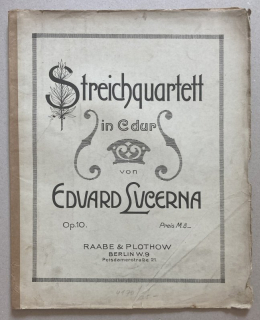 Lucerna, Edvard - Streichquartett in C dur, Op. 10
