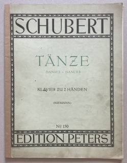 Schubert, Franz - Tänze (klavír - čtyřručně)