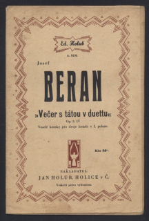 Beran, Josef - Večer s tátou v duettu, Op. 3 IV