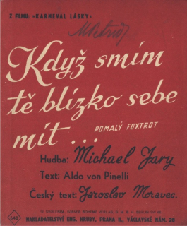 Když smím tě blízko sebe mít