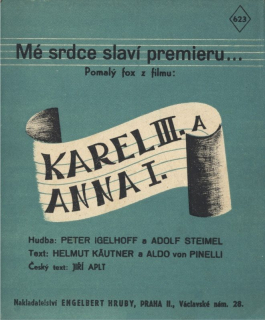 Mé srdce slaví premieru ... - z filmu Karel III. a Anna I.
