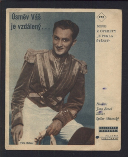Úsměv Váš je vzdálený... (z operety „Z pekla štěstí")