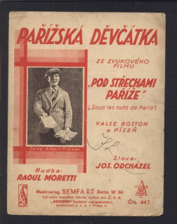 Pařížská děvčátka (z filmu „Pod střechami Paříže")