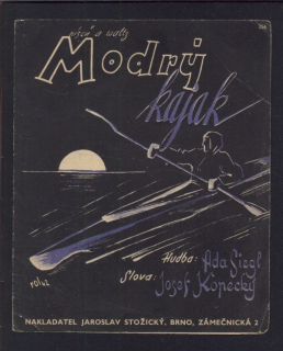 Modrý kajak