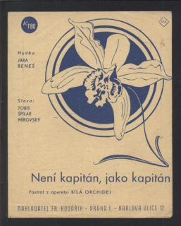 Není kapitán, jako kapitán (z operety Bílá orchidej)