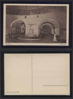 Hamburk - tunel pod Labem
