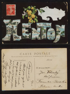 Menton - koláž