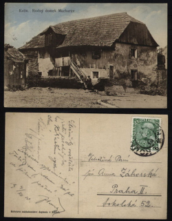 Kolín - Macharův rodný domek