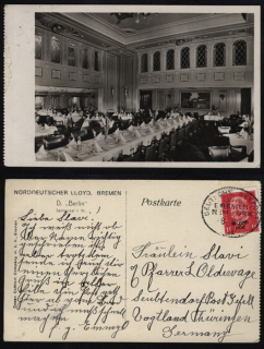 Parník "Berlin" - Norddeutscher Lloyd - Bremen