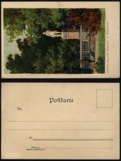 Liepzig - Gellert-Denkmal im Rosenthal