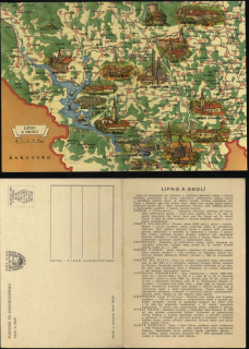 Lipno a okolí (mapa)
