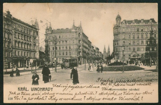 Praha - Vinohrady - Komenského náměstí - tramvaj