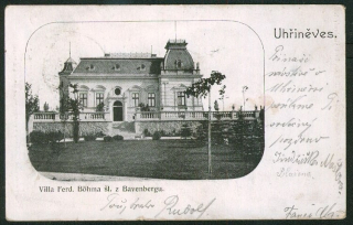 Praha - Uhříněves - vila Ferd. Böhma