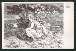 Josef Mánes - Narození Žižkovo