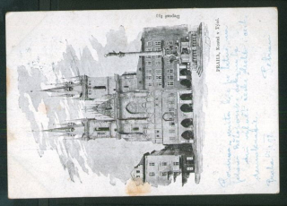 Praha - Staroměstské náměstí - Kostel v Týně
