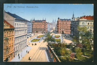 Praha - Královské Vinohrady - Komenského náměstí