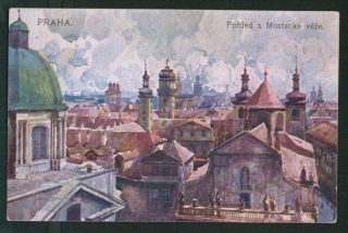 Praha - Pohled z Mostecké věže