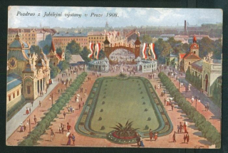 Praha - Jubilejní výstava v Praze 1908