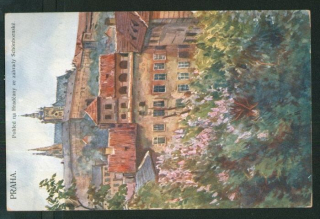 Praha - Hradčany z Schönbornské zahrady