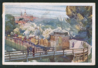 Praha - zahrada C. a K. zbrojnice na Kampě