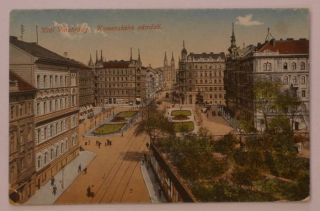 Praha - Královské Vinohrady - Komenského náměstí