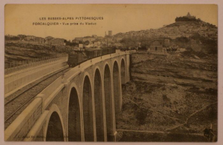Forcalquier - vlak - viadukt