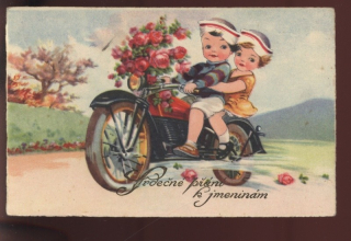 Srdečné přání - Motocykl