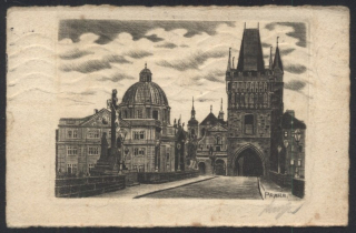 Praha. Staroměstská mostecká věž