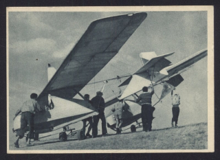 Letadlo. Transport kluzáků. Aeroklub Československa